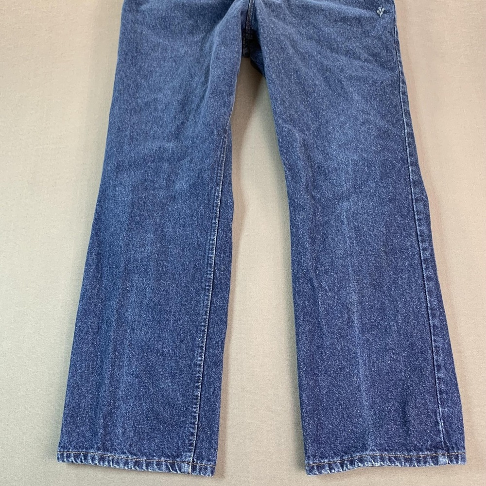 Vintage Lee Jeans Mens 38 (Fits 36x30) Blue Denim Straight Leg USA Workwear 90s - Picture 3 of 16